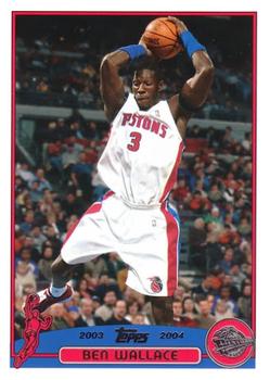 2003-04 Topps #30 Ben Wallace Front
