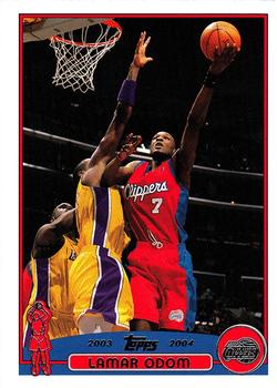 2003-04 Topps #204 Lamar Odom Front