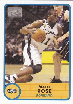 2003-04 Bazooka #32 Malik Rose Front