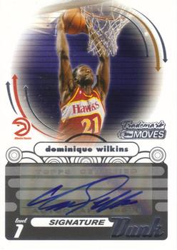 2006-07 Topps Trademark Moves - Signature Dunk Autographs #SDU-20 Dominique Wilkins Front