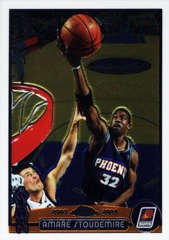 2003-04 Topps Chrome #67 Amare Stoudemire Front