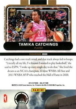 2020 Panini Basketball Hall of Fame #NNO Tamika Catchings Back