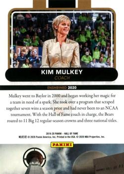 2020 Panini Basketball Hall of Fame #NNO Kim Mulkey Back