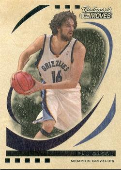 2006-07 Topps Trademark Moves - Wood #19 Pau Gasol Front