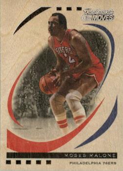 2006-07 Topps Trademark Moves - Wood #94 Moses Malone Front