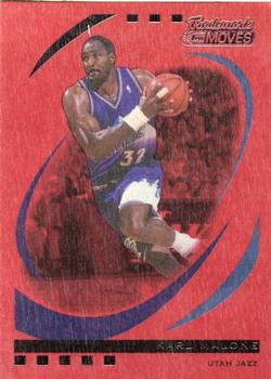 2006-07 Topps Trademark Moves - Wood Red #96 Karl Malone Front