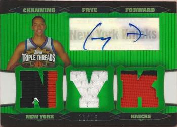 2006-07 Topps Triple Threads - Relics Autographs Emerald #TTRA-26 Channing Frye Front