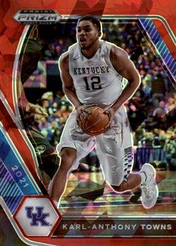 2021 Panini Prizm Draft Picks - Red Ice #67 Karl-Anthony Towns Front