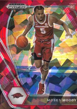 2021 Panini Prizm Draft Picks - Red Ice #11 Moses Moody Front