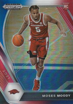 2021 Panini Prizm Draft Picks - Red White Blue #11 Moses Moody Front