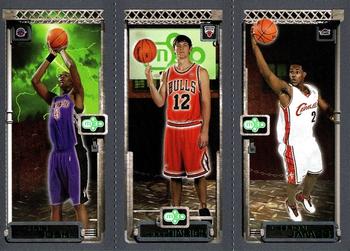 2003-04 Topps Rookie Matrix #114 / 117 / 111 Chris Bosh / Kirk Hinrich / LeBron James Front