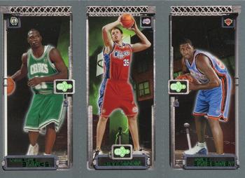 2003-04 Topps Rookie Matrix #116 / 119 / 123 Marcus Banks / Chris Kaman / Mike Sweetney Front