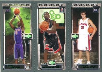 2003-04 Topps Rookie Matrix #114 / 115 / 112 Chris Bosh / Dwyane Wade / Darko Milicic Front