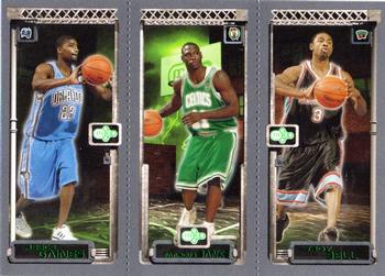 2003-04 Topps Rookie Matrix #125 / 123 / 126 Reece Gaines / Marcus Banks / Troy Bell Front