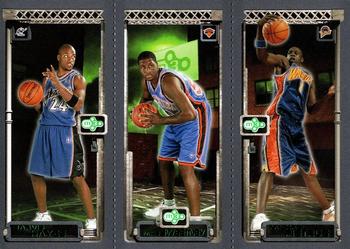 2003-04 Topps Rookie Matrix #120 / 119 / 121 Jarvis Hayes / Mike Sweetney / Mickael Pietrus Front