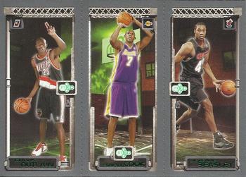 2003-04 Topps Rookie Matrix #133 / 134 / 142 Travis Outlaw / Brian Cook / Jerome Beasley Front