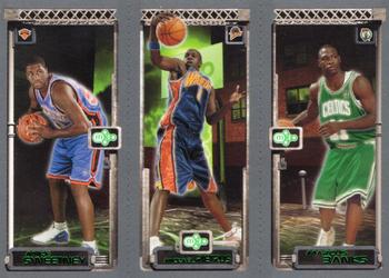 2003-04 Topps Rookie Matrix #119 / 121 / 123 Mike Sweetney / Mickael Pietrus / Marcus Banks Front