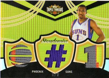 2006-07 Topps Triple Threads - Relics Gold #TTR-6 Amare Stoudemire Front