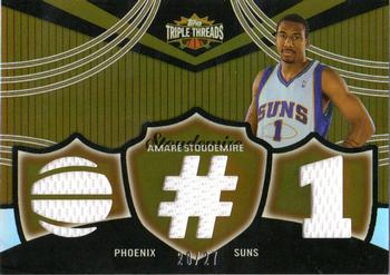 2006-07 Topps Triple Threads - Relics Sepia #TTR-6 Amare Stoudemire Front