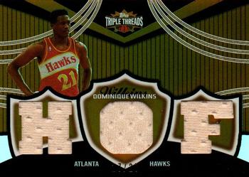 2006-07 Topps Triple Threads - Relics Sepia #TTR-37 Dominique Wilkins Front