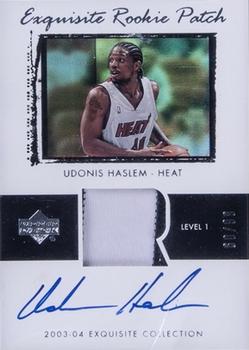 2003-04 Upper Deck Exquisite Collection #43 Udonis Haslem Front