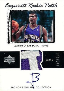 2003-04 Upper Deck Exquisite Collection #54 Leandro Barbosa Front