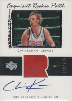 2003-04 Upper Deck Exquisite Collection #72 Chris Kaman Front