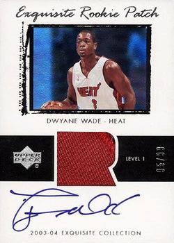 2003-04 Upper Deck Exquisite Collection #74 Dwyane Wade Front