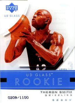 2003-04 UD Glass #65 Theron Smith Front
