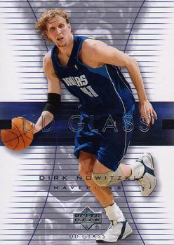 2003-04 UD Glass #9 Dirk Nowitzki Front