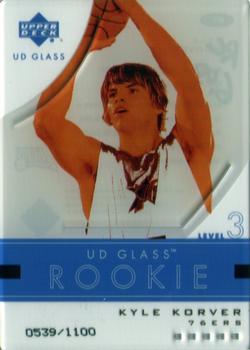 2003-04 UD Glass #61 Kyle Korver Front
