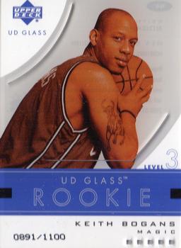 2003-04 UD Glass #64 Keith Bogans Front