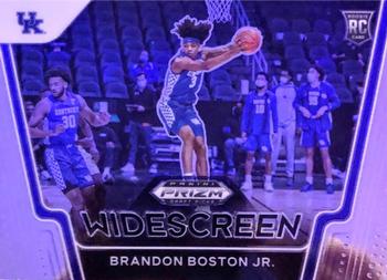 2021 Panini Prizm Draft Picks - Widescreen #13 Brandon Boston Jr. Front