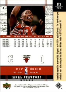 2003-04 Upper Deck Legends #8 Jamal Crawford Back