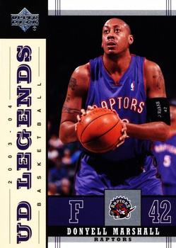2003-04 Upper Deck Legends #82 Donyell Marshall Front