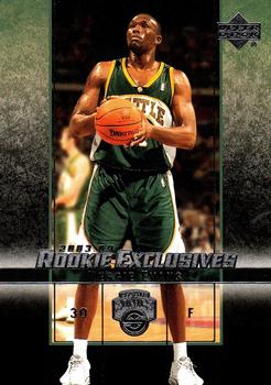 2003-04 Upper Deck Rookie Exclusives #46 Reggie Evans Front