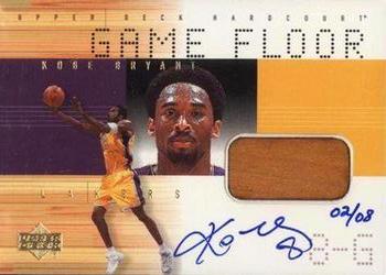 2000-01 Upper Deck Hardcourt - Game Floor Autographed #KB-A Kobe Bryant Front