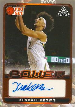 2021-22 Pro Set Power #BA-KB1 Kendall Brown Front