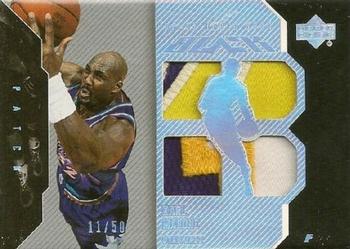 2006-07 UD Black - Patches #P-MK Karl Malone Front