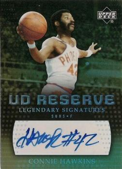 2006-07 UD Reserve - Legendary Signatures #LRA-CH Connie Hawkins Front