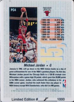 1996 Upper Deck Signature Series Michael Jordan #PC4 Michael Jordan Back