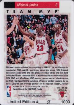 1996 Upper Deck Signature Series Michael Jordan #TM5 Michael Jordan Back