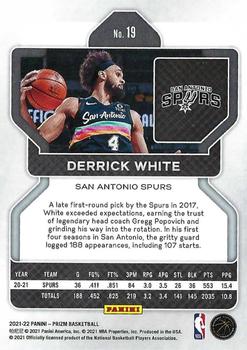 2021-22 Panini Prizm #19 Derrick White Back