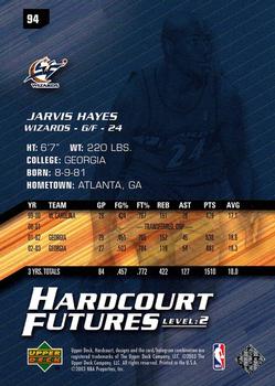 2003-04 Upper Deck Hardcourt #94 Jarvis Hayes Back