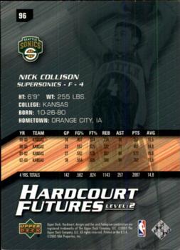 2003-04 Upper Deck Hardcourt #96 Nick Collison Back