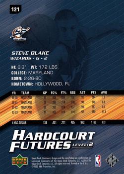 2003-04 Upper Deck Hardcourt #121 Steve Blake Back