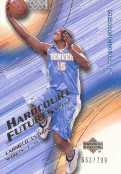 2003-04 Upper Deck Hardcourt #130 Carmelo Anthony Front