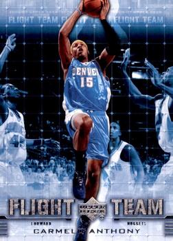2006-07 Upper Deck - Flight Team Hot Pack #FT-CA Carmelo Anthony Front