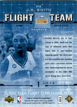 2006-07 Upper Deck - Flight Team Hot Pack #FT-JS J.R. Smith Back