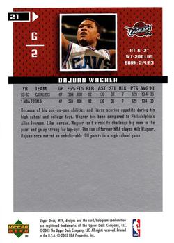 2003-04 Upper Deck MVP #21 Dajuan Wagner Back